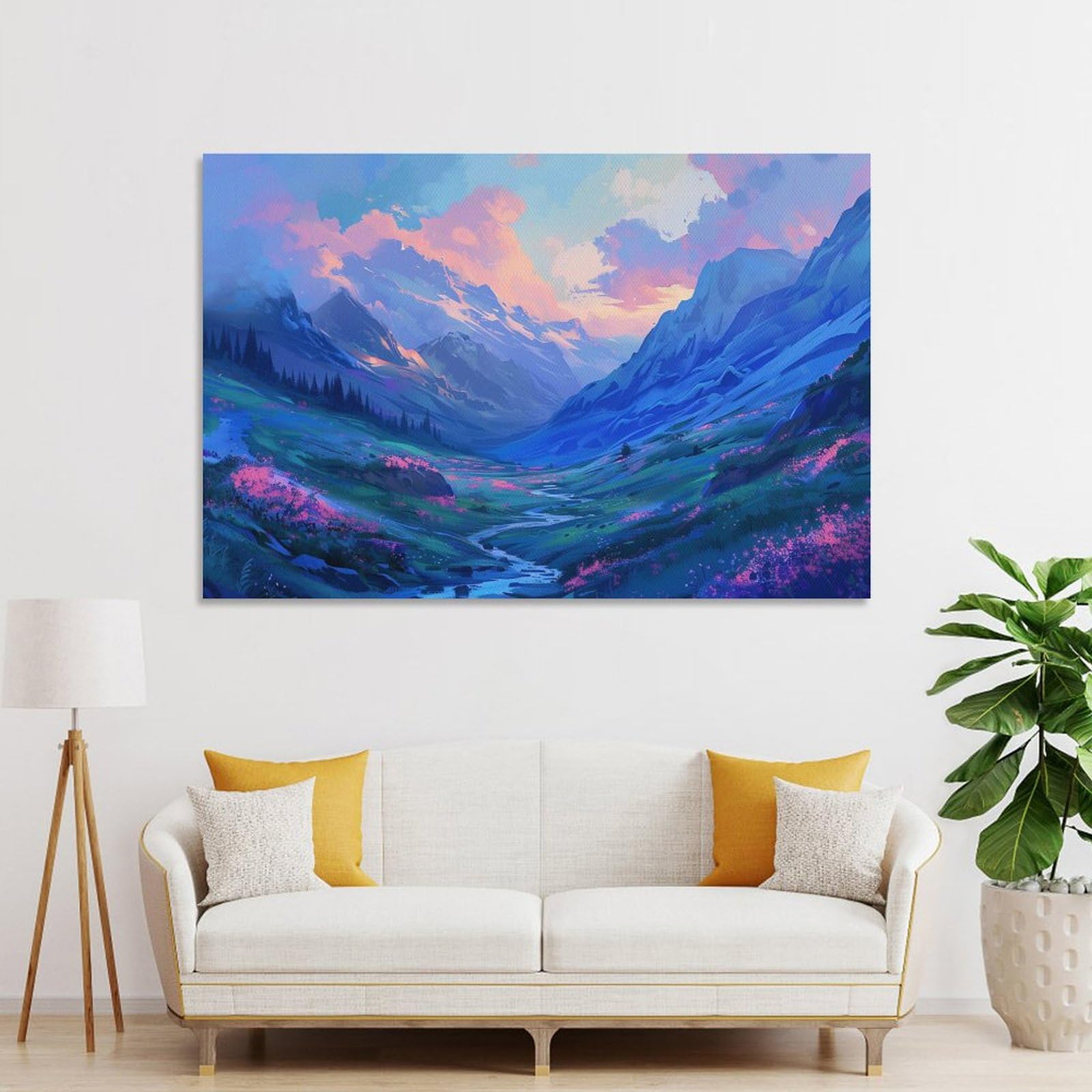 購入前確認　油絵　山　風景　絵画　芸術　インテリア　アート　241205+05 購入前確認 油絵 山 風景 絵画 芸術 インテリア アート 241205+